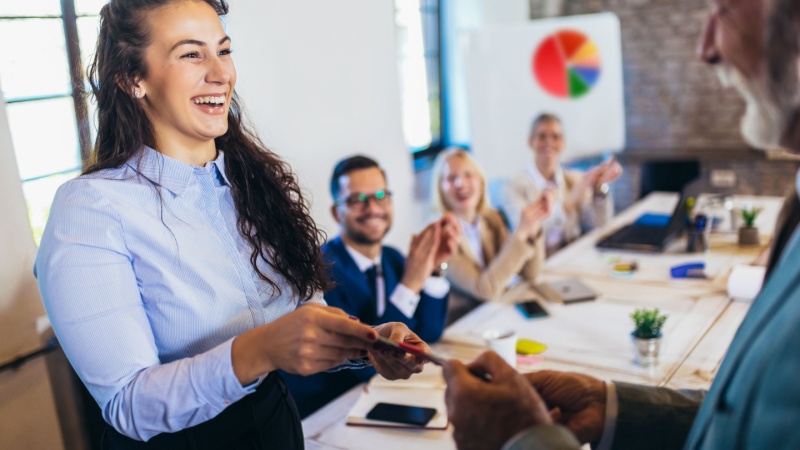 Manager prendere riconoscimento in ufficio